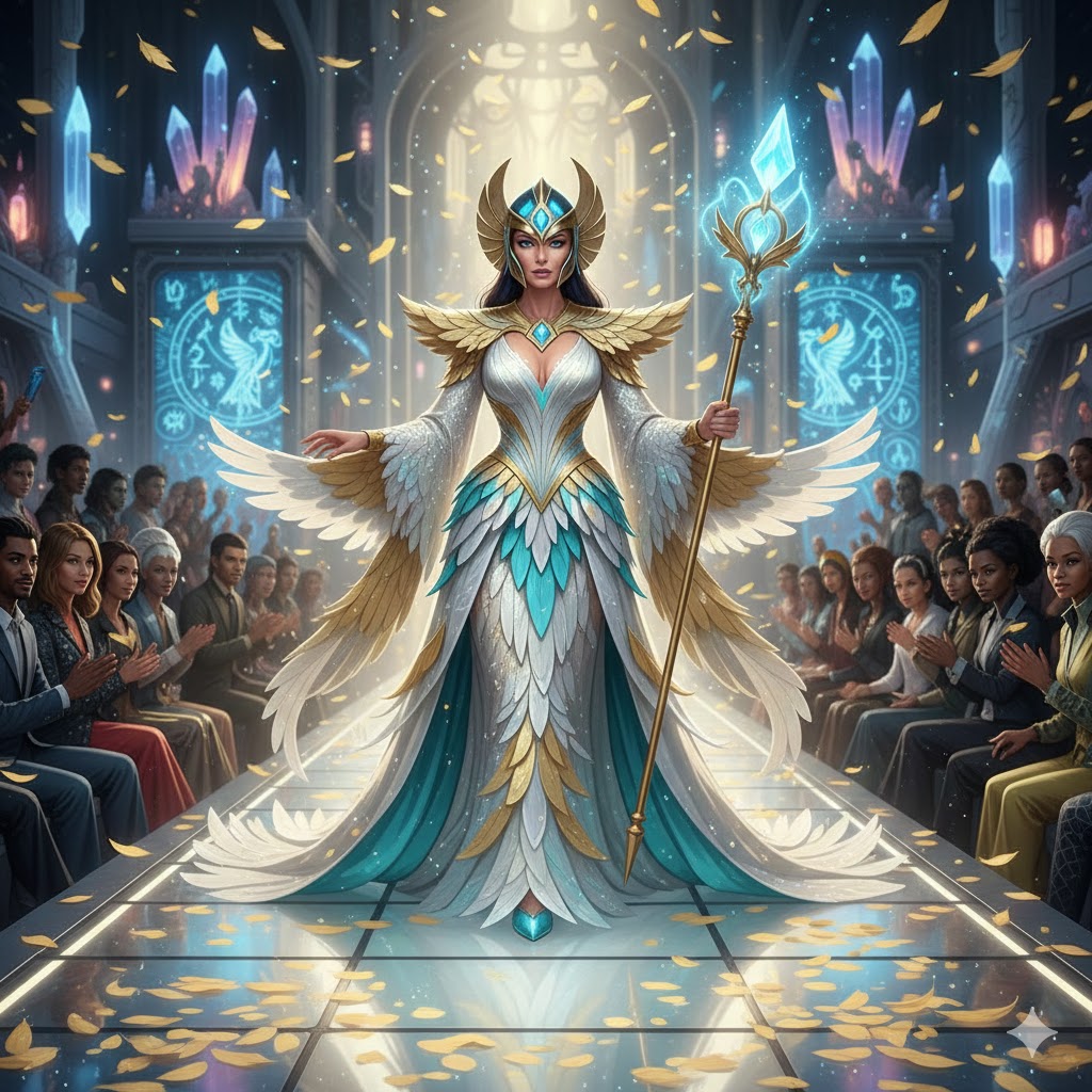 Sorceress on a Fashion Catwalk